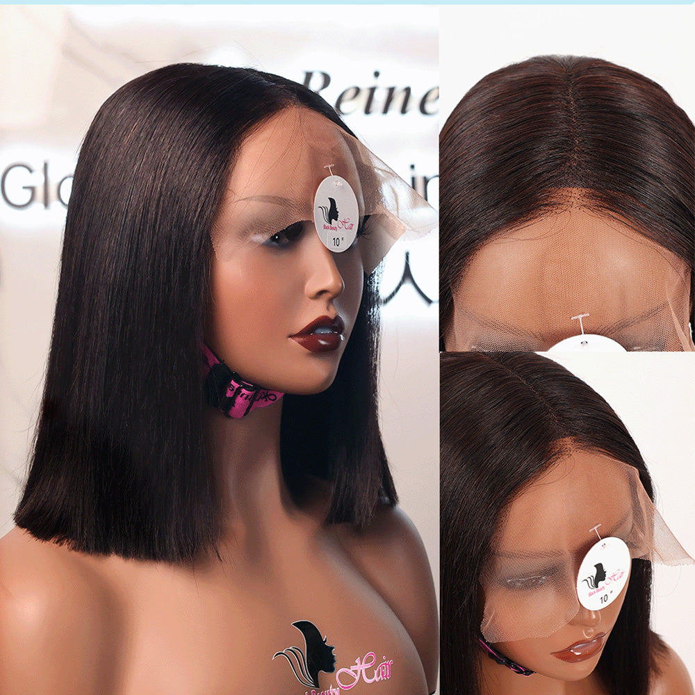 Black Beauty Hair  BBH 8×6  transparent lace closure Vietnam raw hair SDD  straight Wig