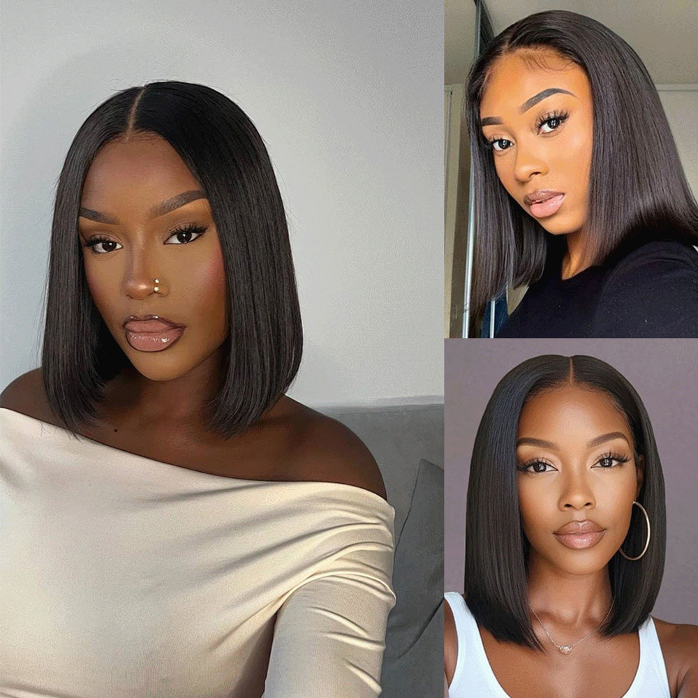 Black Beauty Hair  BBH 8×6  transparent lace closure Vietnam raw hair SDD  straight Wig