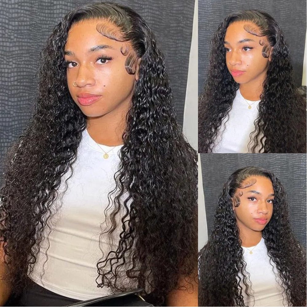 Black Beauty Hair 13X4  transparent lace  Raw Hair SDD 350% Density Funmi Wig Romance Curl Natural