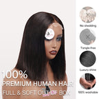 Black Beauty Hair 2×6 HD transparent lace closure Vietnam raw hair SDD  straight Wig