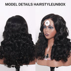 Black Beauty Hair 5x5HD lace closure Vietnamraw hair SDD Bouncy B Wig