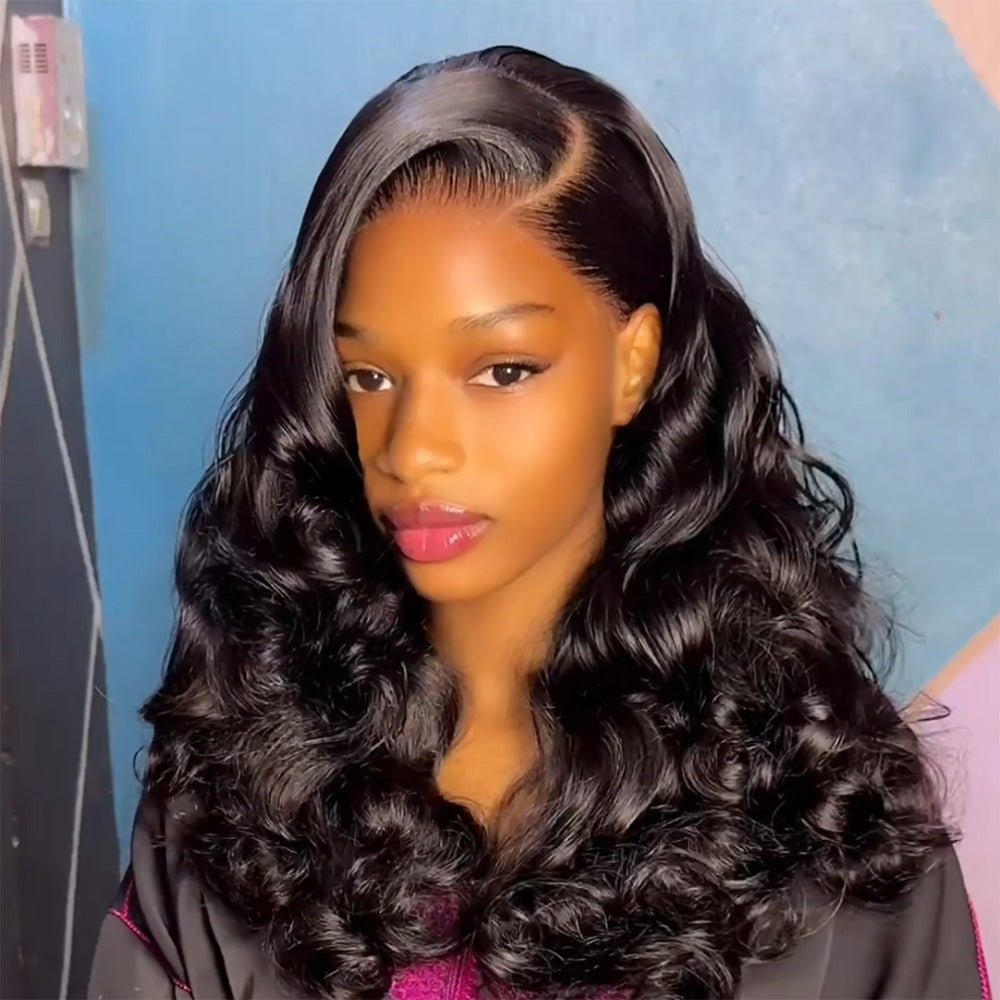 Black Beauty Hair 5x5HD lace closure Vietnamraw hair SDD Bouncy B Wig