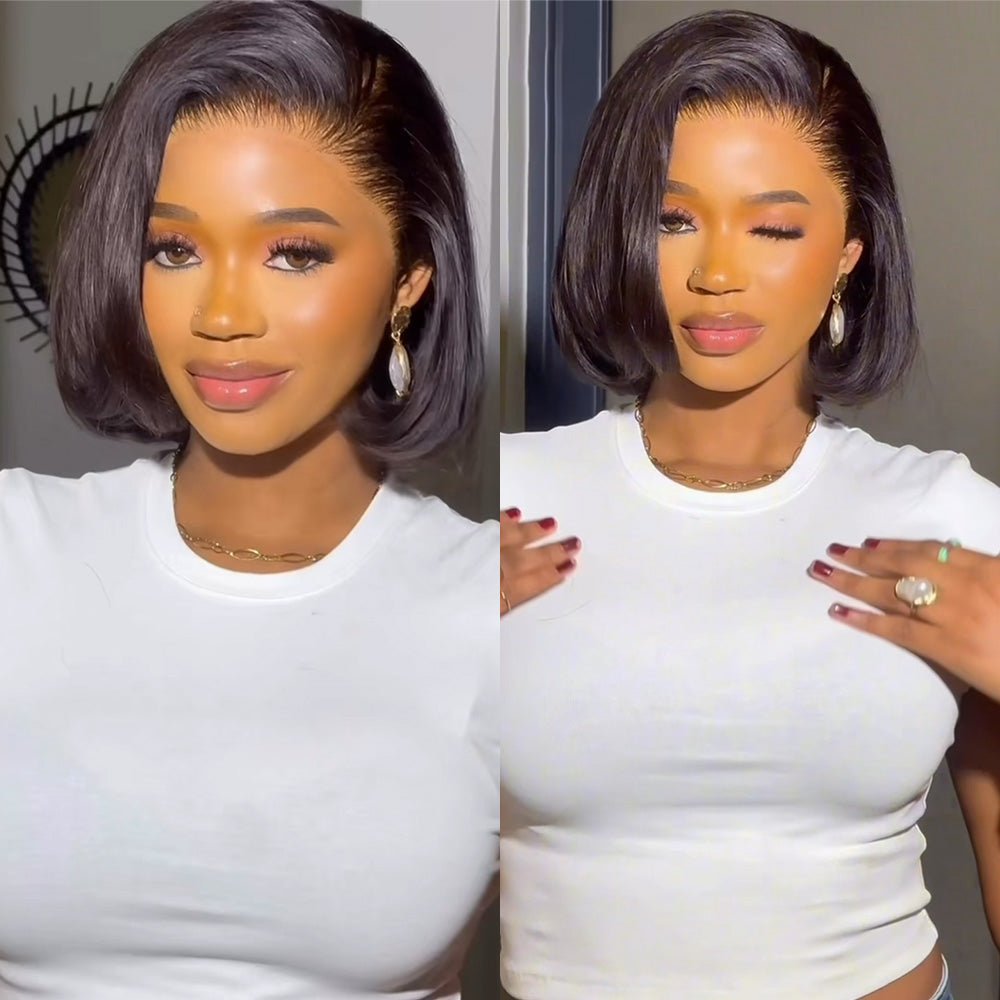 Black Beauty Hair 5x7 transparent lace closure Vietnamraw hair SDD Archy Cut Wig
