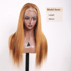 BlackBeautyHair 13X4 DD Highlight Wigs Colored Straight Lace Front Wig