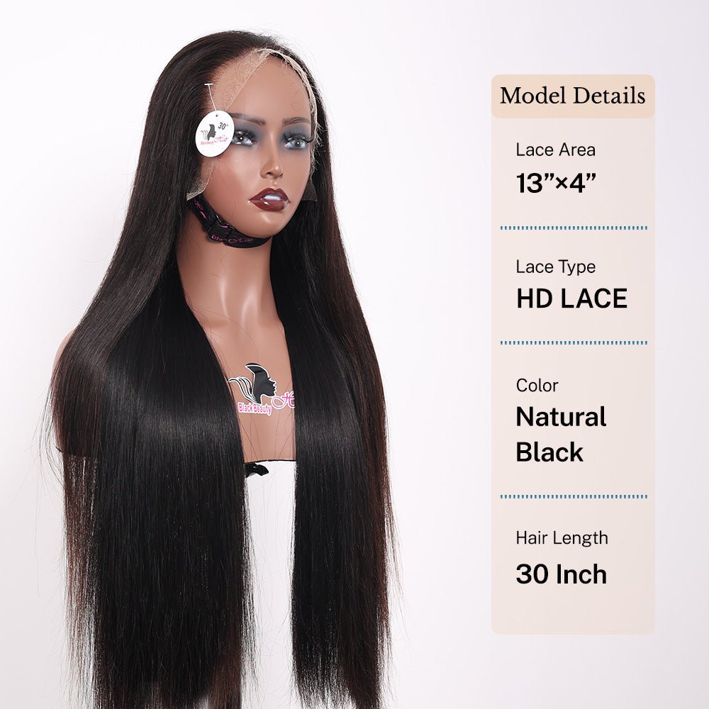 BlackBeautyHair 13X4 HD LACE Vietnam Donor Wig Raw Hair SDD Frontal Bob Wig Natural Straight Wig