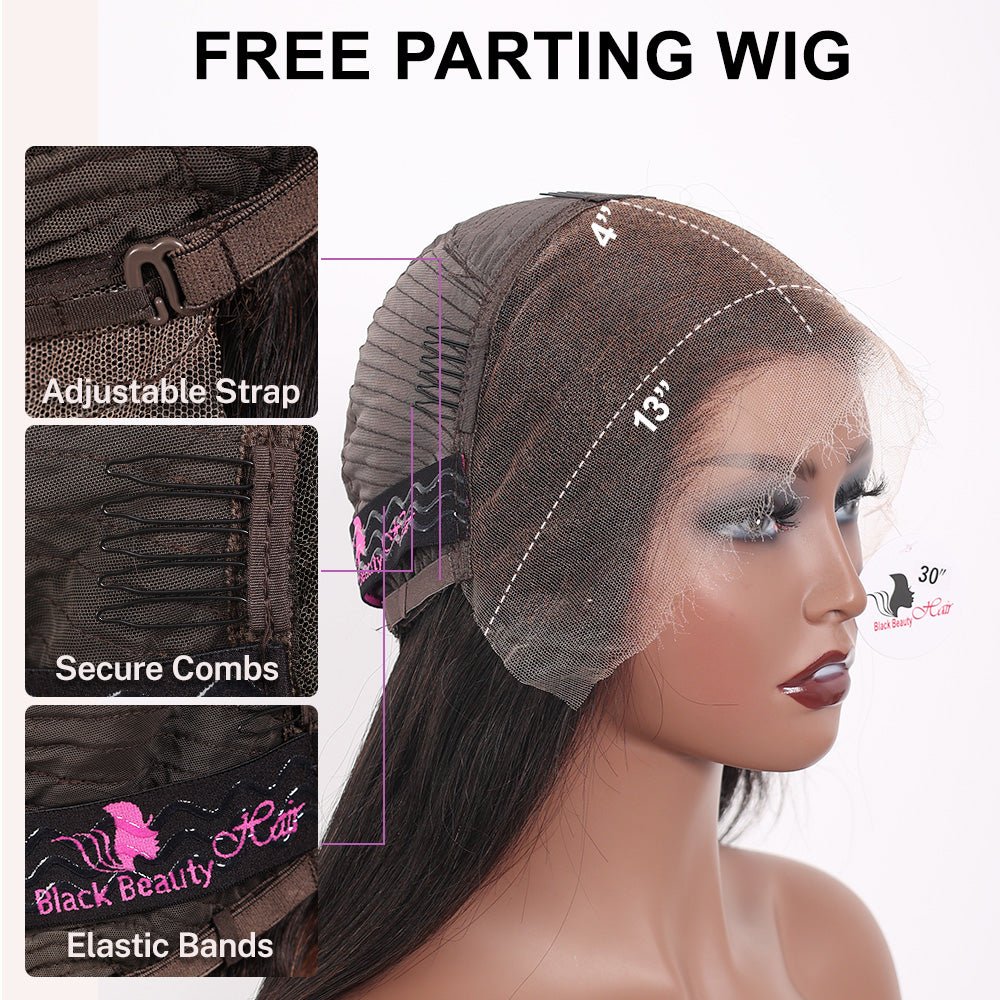 BlackBeautyHair 13X4 HD LACE Vietnam Donor Wig Raw Hair SDD Frontal Bob Wig Natural Straight Wig