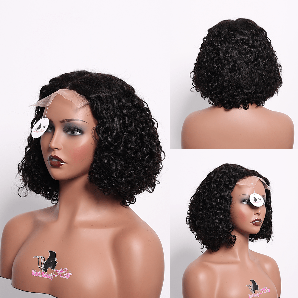 BlackBeautyHair 5×5 BBH lace closure Vietnam raw SDD 450% denisty Elan curl wig natural black