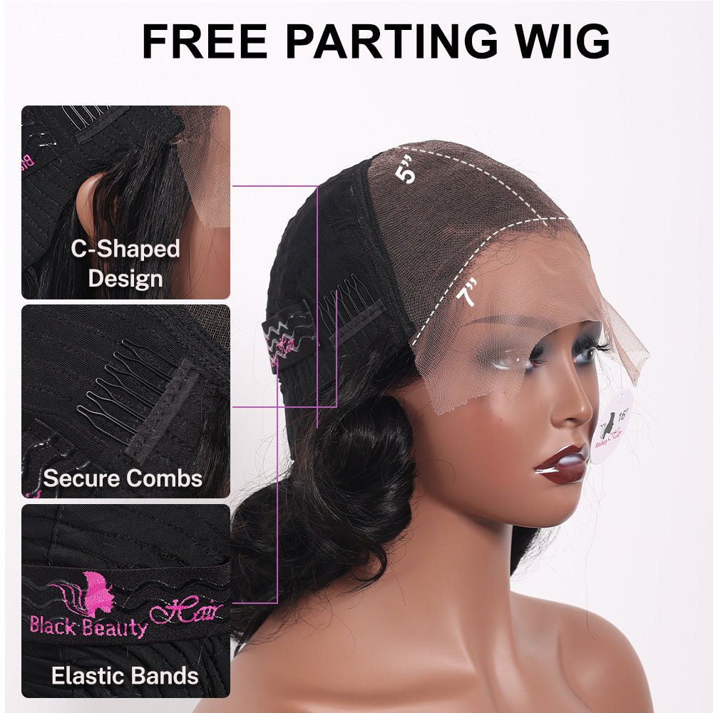 BlackBeautyHair 5X7 BOUNCY LOOSE WAVEEffortless Waves Full Volume Vague Luxe One Donor Vietnam Raw Hair SDD 450% Density Natural wig