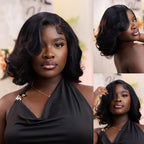 BlackBeautyHair 5X7 BOUNCY LOOSE WAVEEffortless Waves Full Volume Vague Luxe One Donor Vietnam Raw Hair SDD 450% Density Natural wig