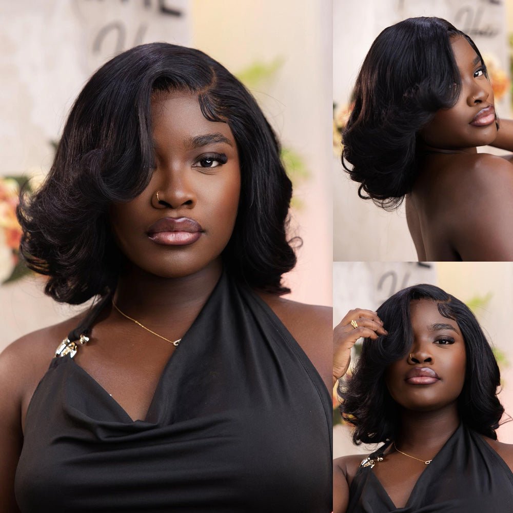 BlackBeautyHair 5X7 BOUNCY LOOSE WAVEEffortless Waves Full Volume Vague Luxe One Donor Vietnam Raw Hair SDD 450% Density Natural wig