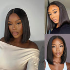 Black Beauty Hair BBH 8x6 Fecho de Renda Transparente Cabelo Cru Vietnamita SDD Peruca Lisa