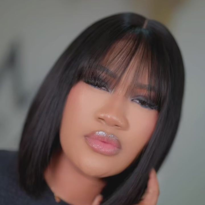Black Beauty Hair 5x5 BBH lace closure Vietnamraw hair SDD donor straight Wig