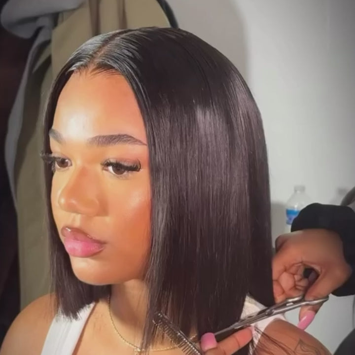 Black Beauty Hair  BBH 8×6  transparent lace closure Vietnam raw hair SDD  straight Wig